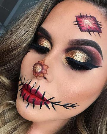 22+ Latest Scarecrow Halloween Makeup Ideas To Copy In 2019 - Styleuki