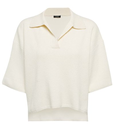 Joseph - Silk-blend toweling polo shirt