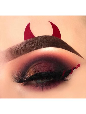 devil makeup look