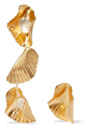 1064 Studio Gold Shell Earrings