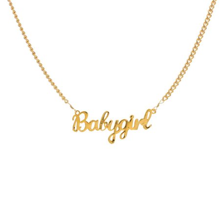 necklace with the name babygirl - Google Search