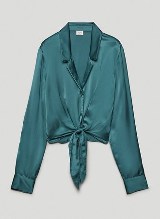 Wilfred TIE FRONT BLOUSE | Aritzia CA