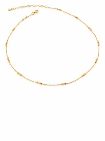 Shop Monica Vinader Triple Beaded 14-16" choker necklace with Express Delivery - FARFETCH