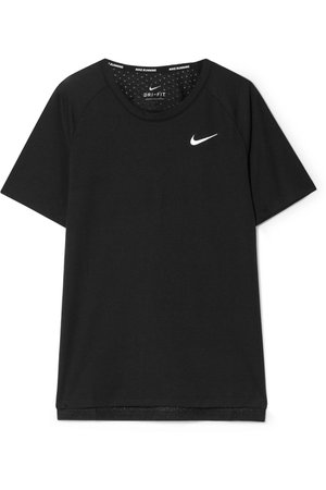 Nike | Tailwind perforated Dri-FIT stretch-jersey T-shirt | NET-A-PORTER.COM