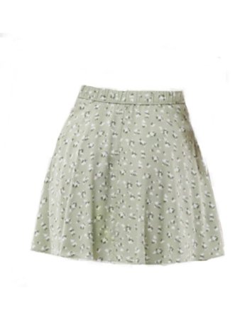 Hollister Sage Green Floral Skirt