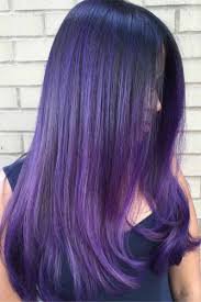 dark purple hair sleek - Google Search