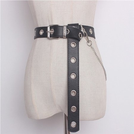 Newest Design Detachable Waist Belt Chain Punk Hip hop Trendy Women Belts Lady Fashion silver Pin Buckle leather Waistband Jeans-in Women's Belts from Apparel Accessories on Aliexpress.com | Alibaba Group