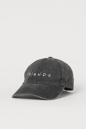 Embroidered Cap - Gray