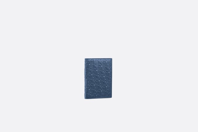 Dior Oblique calfskin passport holder - products | DIOR