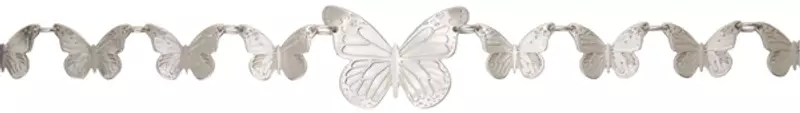 Blumarine Silver Butterfly Belt In Green | ModeSens