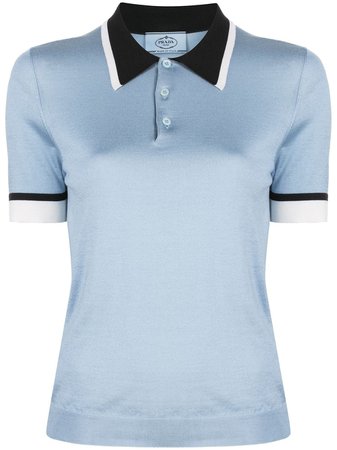 Prada Sheer Polo Shirt | Farfetch.com