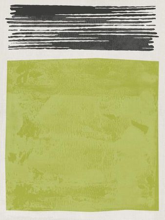 'Mid Century Yellow Green Study' Art Print - Eline Isaksen | Art.com