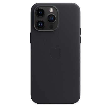 Capa de couro com MagSafe para iPhone 14 Pro Max – Meia-noite