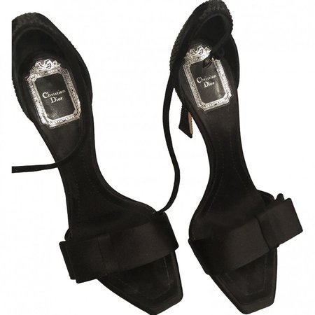 Black Suede Sandals