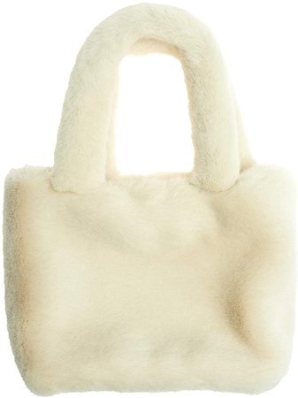 Soft Eco Fur Fluffy Mini Tote Bag Purse