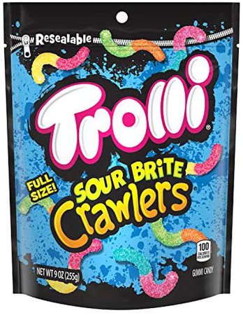 Amazon.com : Trolli Sour Brite Crawlers Gummy Candy, 9 Ounce, Pack of 6 : Grocery & Gourmet Food