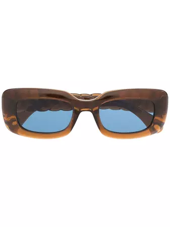 Lanvin Tinted rectangle-frame Sunglasses - Farfetch