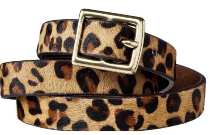 cheetah print belt