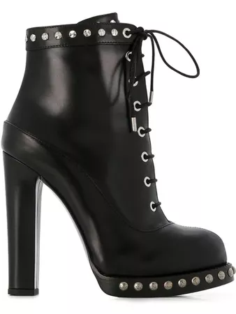 Alexander McQueen studded ankle boots
