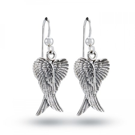 angel wing earings