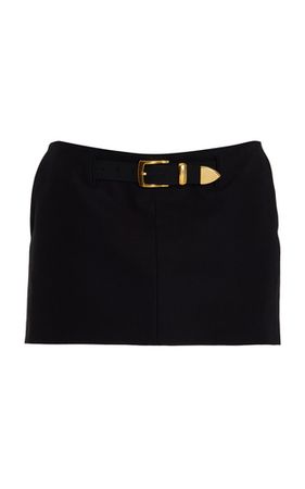 The Gabriella Mini Skirt With Belt By Brandon Maxwell | Moda Operandi