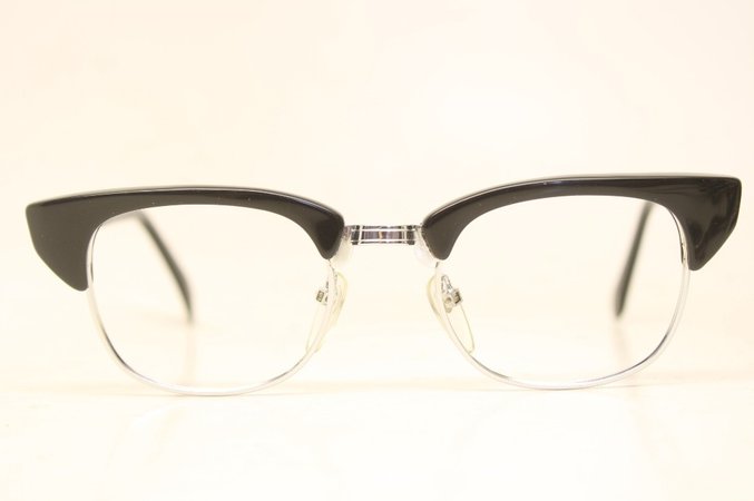 Unused Combination Black Browline Eyeglasses