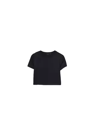 Soft touch sports T-shirt - Women's See all | Stradivarius United States