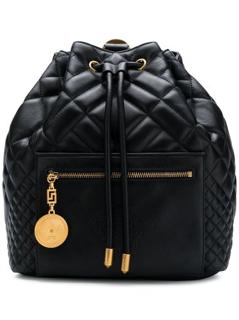 Versace Quilted Backpack | Farfetch.com