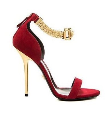 red gold versace shoes