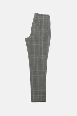 Checkered Pants Grey