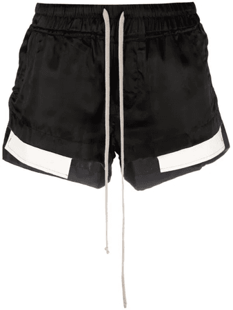 Rick Owens drawstring-waist mini shorts