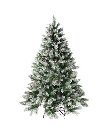 Northlight 7' Flocked Angel Pine Artificial Christmas Tree - Unlit - Macy's