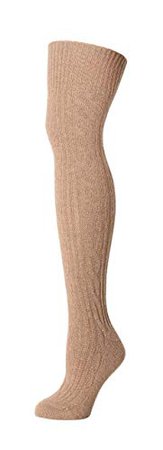 STYLEGAGA Winter Wool Cable Knit Over The Knee High boot Socks