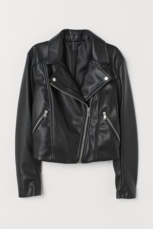 Biker Jacket - Black - Ladies | H&M US