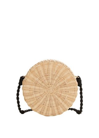 MANGO Bamboo round bag