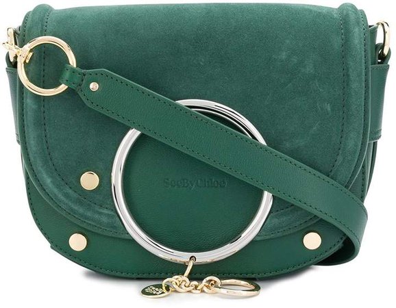 Mara ring-embellished crossbody bag
