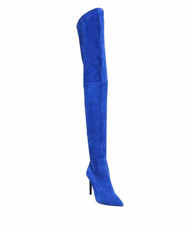Blue Over The Knee Boots | Bsrjc Boots
