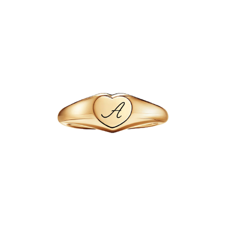 Tiffany & Co - Heart Signet Ring in Gold, Small