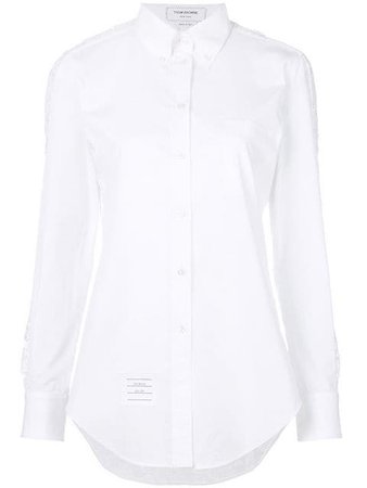 Thom Browne Toy Icon Button Down Poplin Shirt $1,152 - Shop AW18 Online - Fast Delivery, Price