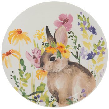 Easter Bunny Floral Plate | Hobby Lobby | 105279401