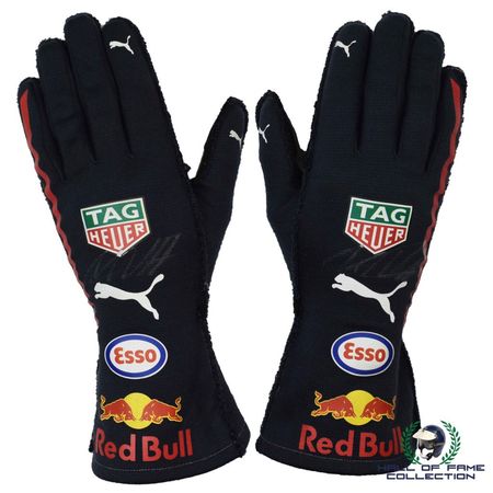 2017 Max Verstappen Signed Race Worn Red Bull F1 Gloves – Racing Hall of Fame Collection