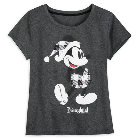 Mickey Mouse Classic Holiday Plaid T-Shirt for Women – Disneyland | shopDisney