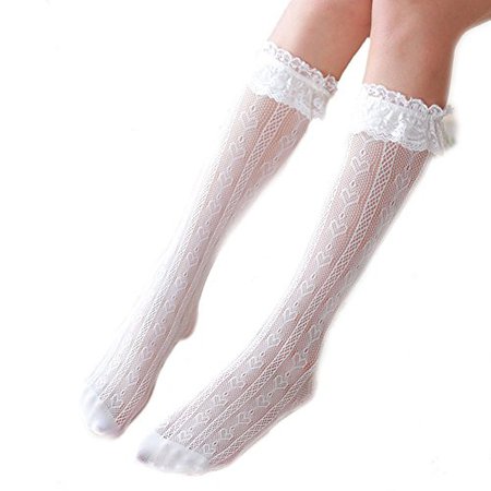 white lolita socks