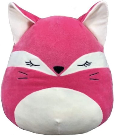 Amazon.com: Squishmallows Kellytoy 16” Plush 1445484 Fuchsia- Fern The Fox: Toys & Games