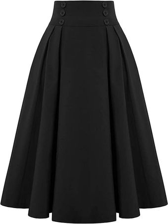 Amazon.com: Moessa Women Punk Skirt Vintage High Waist Pleated Skirt Steampunk Skirts Retro Ruffles Lace Viking Costume Skirt C583-Black-XL : Clothing, Shoes & Jewelry