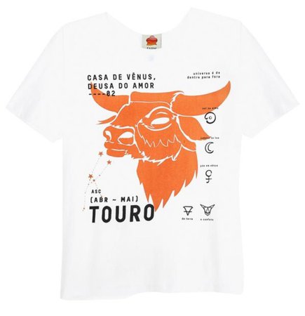 Taurus zodiac Tee Farm Rio
