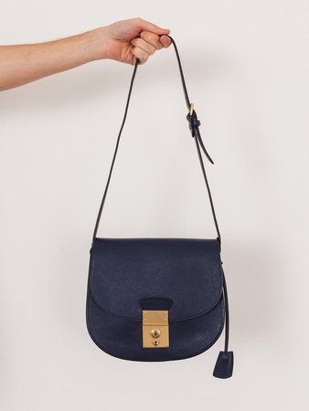 Lotuff - Indigo Arc Shoulder Bag | Frances May