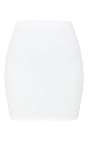 White Mini Suit Skirt | Skirts | PrettyLittleThing CA