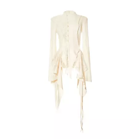 ELYWOOD White Lace Patchwork Top | MADA IN CHINA