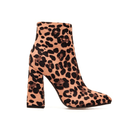 JESSICABUURMAN – NIUAD Leopard Printed Suede Ankle Boots